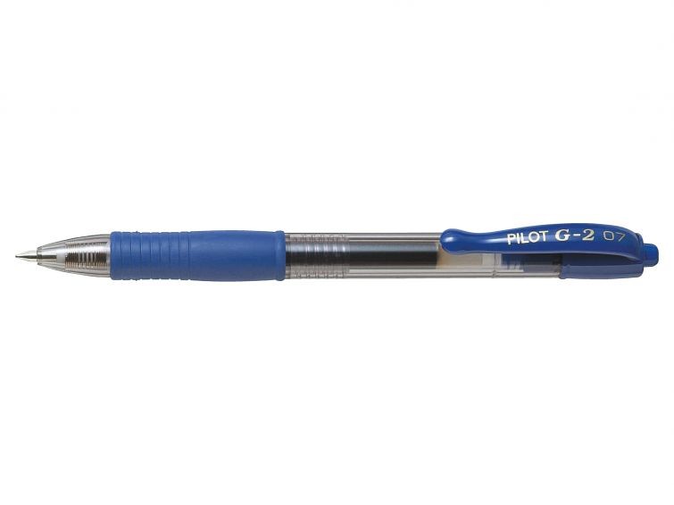 Penna Pilot G2 Roller inchiostro Gel Blu punta media 0,7 G-2 - Pilot