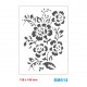 Cartella effetto rilievo 2D Embossing Forma Bouquet fiori 128x180mm - Wiler EM514