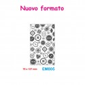 Cartella effetto rilievo 2D Embossing Forma Bottoni 76x127mm - Wiler EM805