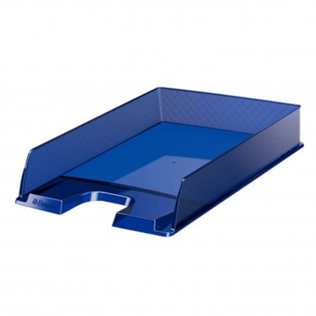 Vaschetta Portacorrispondenza Blu Traslucido Europost - Formato cm. 25x6,5x35 - Esselte 623600