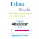 Feltro rigido bianco 3 mm 40x60 confezione foglio singolo - Wiler FELT4060H3C01