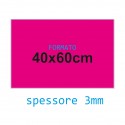 Feltro rigido fucsia 3 mm 40x60 confezione foglio singolo - Wiler FELT4060H3C12