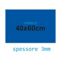 Feltro rigido blu 3 mm 40x60 confezione foglio singolo - Wiler FELT4060H3C17