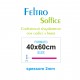 Feltro soffice arancione fiamma 2 mm 40x60 confezione foglio singolo - Wiler FELT4060S2C06