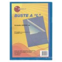 Buste a "L" Lucide in PPL Azzurro Trasparente - Confezione (15 buste) - Point 34956430