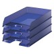 Vaschetta Portacorrispondenza Blu Traslucido Europost - Formato cm. 25x6,5x35 - Esselte 623600