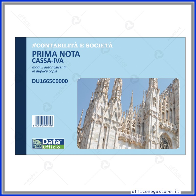 PRIMA NOTA CASSA - IVA 2 COPIE DATA UFFICIO