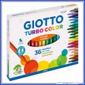 Turbo Color giotto 36 pennarelli colori intensi in astuccio Art. 418000