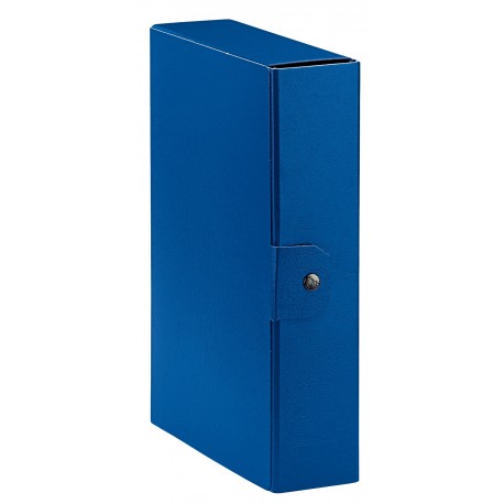 Cartella Portaprogetti Blu Dorso 8 cm Chiusura a Bottone confezione 5 pezzi Esselte C2805