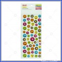 Puffy stickers adesivi in rilievo a forma di Smile assortiti Wiler STKPUF01