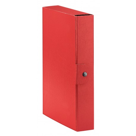 Cartella Portaprogetti Rosso Dorso 6 cm Chiusura a Bottone confezione 5 pezzi Esselte C2616