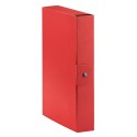 Cartella Portaprogetti Rosso Dorso 6 cm Chiusura a Bottone confezione 5 pezzi Esselte C2616