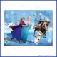 Puzzle frozen supermaxi 24 pezzi 70x50 cm double face 2 in 1 Disney Giochi Giuseppe Lisciani 74075