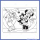 Puzzle Minnie supermaxi 24 pezzi 70x50 cm double face 2 in 1 Disney Giochi Giuseppe Lisciani 74068