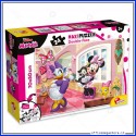 Puzzle Minnie supermaxi 24 pezzi 70x50 cm double face 2 in 1 Disney Giochi Giuseppe Lisciani 74068