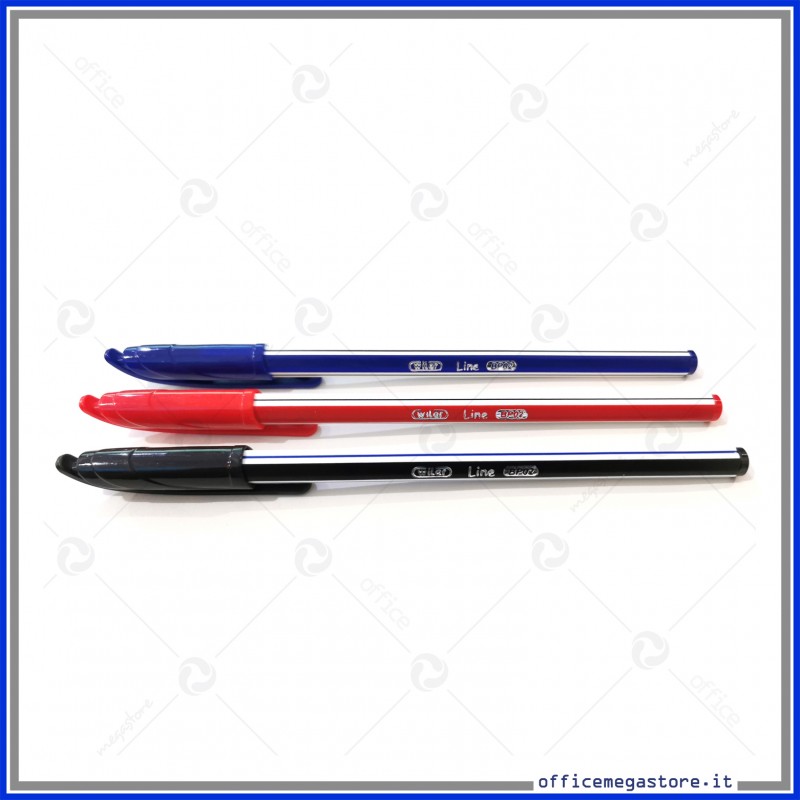 StillRich Penna a Sfera 10 o 50 pezzi, biro metallo di alta qualità, scrittura blu ricariche a sfera premium per la scrittura morbida (10,  Colorato)