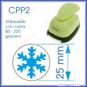 Fustella a leva per carta perforatore craft punch fustelle a mano per fustellare sagome a forma di fiocco di neve 25 mm CPP203