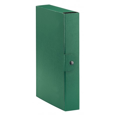 Cartella Portaprogetti Verde Dorso 6 cm Chiusura a Bottone confezione 5 pezzi Esselte C2618