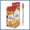 Penne a sfera Bic Cristal Original Punta Media 1 mm colore rosso in confezione da 50 biro 8373611