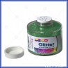 Barattolo glitter verde polvere a grana fine da 150ml porporina  CWR Art.130/100/5