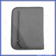 Porta Agenda cover con cerniera colore Nero in tessuto poliestere formato A5 Wiler F816N