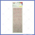 Strass adesivi craft stickers blister 1 foglio da 100x260 mm lineari e gemme Wiler STKCY003