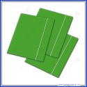 Cartellina a 3 Lembi Con Elastico Verde 26x35cm 450g - Blasetti 2408