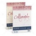 Carta Millerighe Bianco A4 200g Calligraphy 50 Fogli Cartoncino di pregio per messaggi eleganti Favini A690324