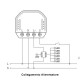 Modulo Dimmer Intelligente Wi-Fi da incasso compatibile con Google Home e Amazon Alexa Homecloud AS-DM1