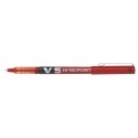 Roller Hi-Tecpoint V5 Pilot a inchiostro Liquido Rosso Punta Fine