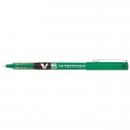 Roller Hi-Tecpoint V5 Pilot a inchiostro Liquido Verde Punta Fine