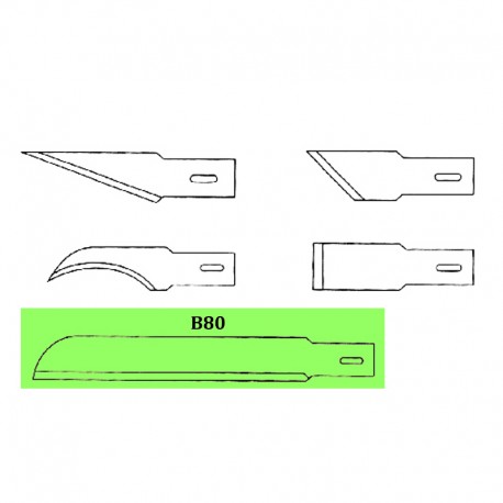 Lame di ricambio in acciaio per cutter C902 - Wiler B80