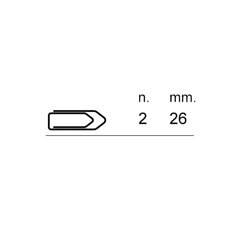 Fermacampioni ottonati - n. 5 - 2,5 cm - Leone - conf. 100 pezzi su
