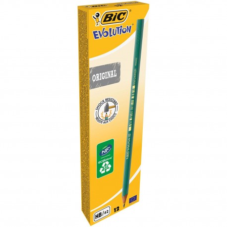 Matita Bic Evolution HB ultraresistente in resina, non fa schegge se spezzata Bic 879557