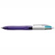 Penna Bic 4 colours Grip (Verde chiaro-Celeste-Rosa-Viola) - Bic 892290