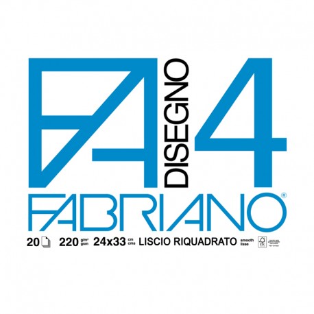 Album Disegno 4 Liscio Riquadrato - Fabriano 05201597