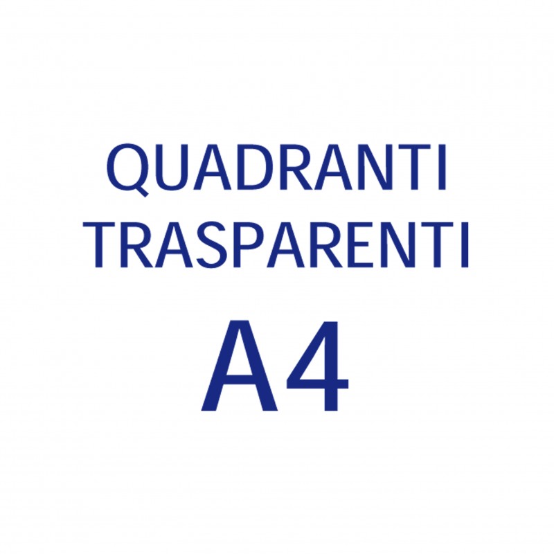 Copertine Trasparenti A4 in PVC per Rilegature 0,17mm. CT01PVC