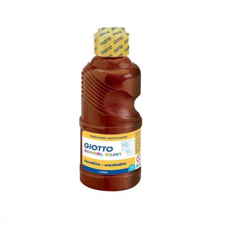 Tempera Pronta Marrone 250ml School Paint - Giotto Fila 530828