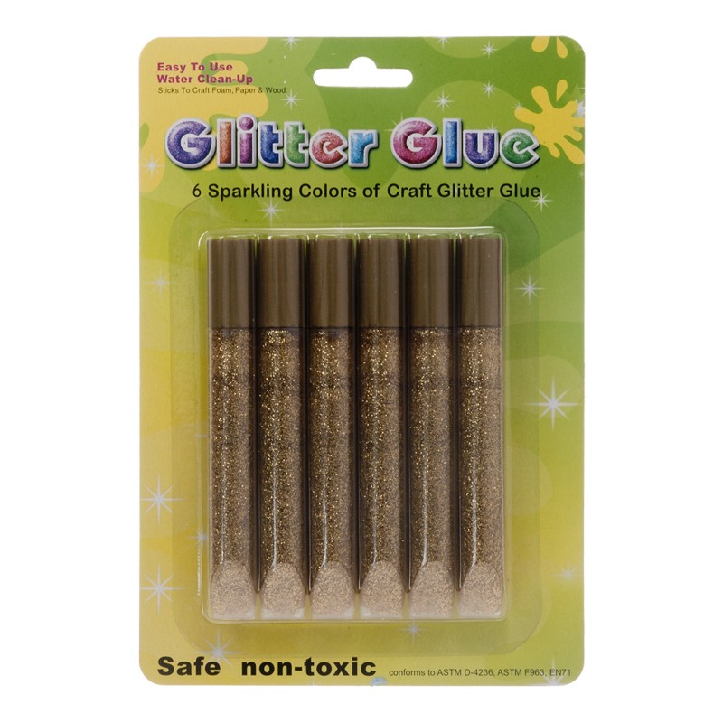 Colla Glitter Glue Oro da 20 ml - Wiler GLG202