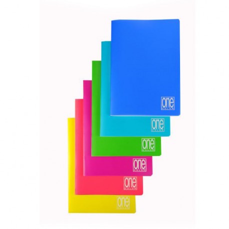 Quaderno Spiralato formato A4 con copertina flessibile in PPL Fluorescente  da 140 o 240 pagine
