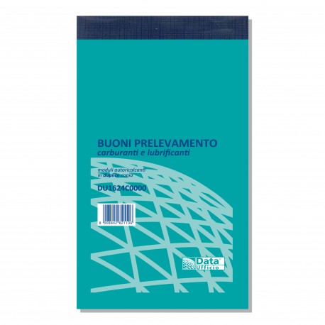 Prelevamenti Carburanti e Lubrificanti Blocco 50 moduli due copie autoricalcanti - Modulistica Gruppo Buffetti DU1624C0000