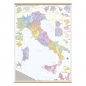 Carta geografica Italia amministrativa e stradale - murale - 67 x 85 cm -  Belletti su