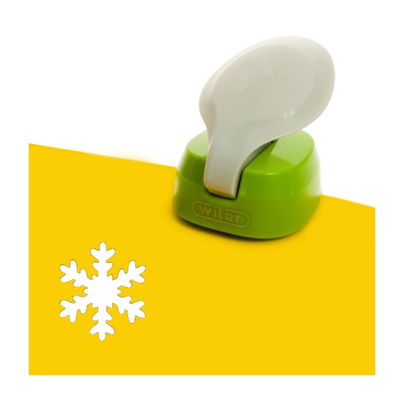 DECO - 10423 - Fustella con motivo fiocco di neve dim. 25mm - 8004957104233