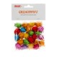 Pompon con Glitter Colori Assortiti 20mm - Wiler POM020G