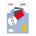 Copertine A4 in PP Opaco colore Blu per Rilegare  - spessore mm.0,3 - C03PPBL