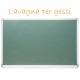 Lavagna Magnetica Verde per Gessi 60x90cm Cornice e Mensola in Alluminio - Wiler MCB6090A