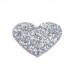 Carta Glitter 10 Fogli Argento - Wiler GLP10C01