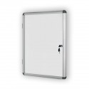 Bacheca in Sughero cm.60x90 - Struttura in Alluminio - Anta in Plexiglass -  2609L