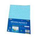 Carta Glitter 10 Fogli Azzurro - Wiler GLP10C11