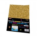 Carta Glitter Oro Autoadesiva 10 Fogli 210g formato A4 Wiler GLP10AC02